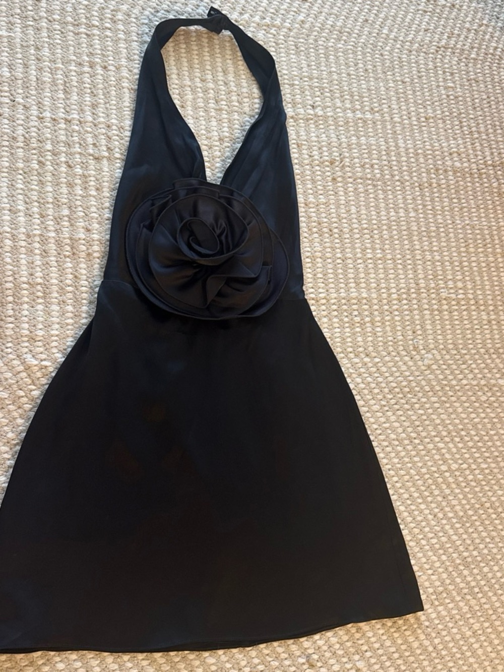 The Bar Black Dress Label Close-Up